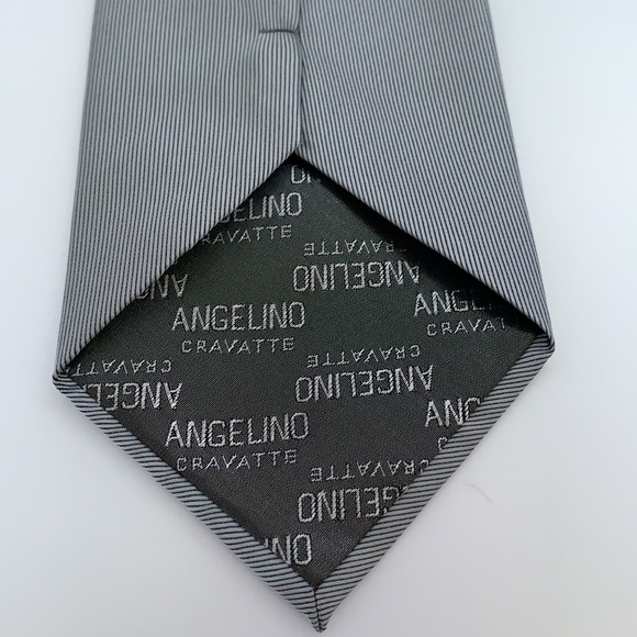 BOSS Hugo Boss fine line grey neck tie - Picture 2 of 8